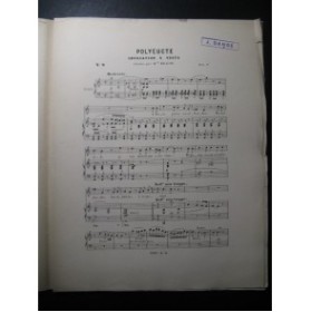 GOUNOD Charles Polyeucte Invocation à Vesta Chant Orchestre ca1880