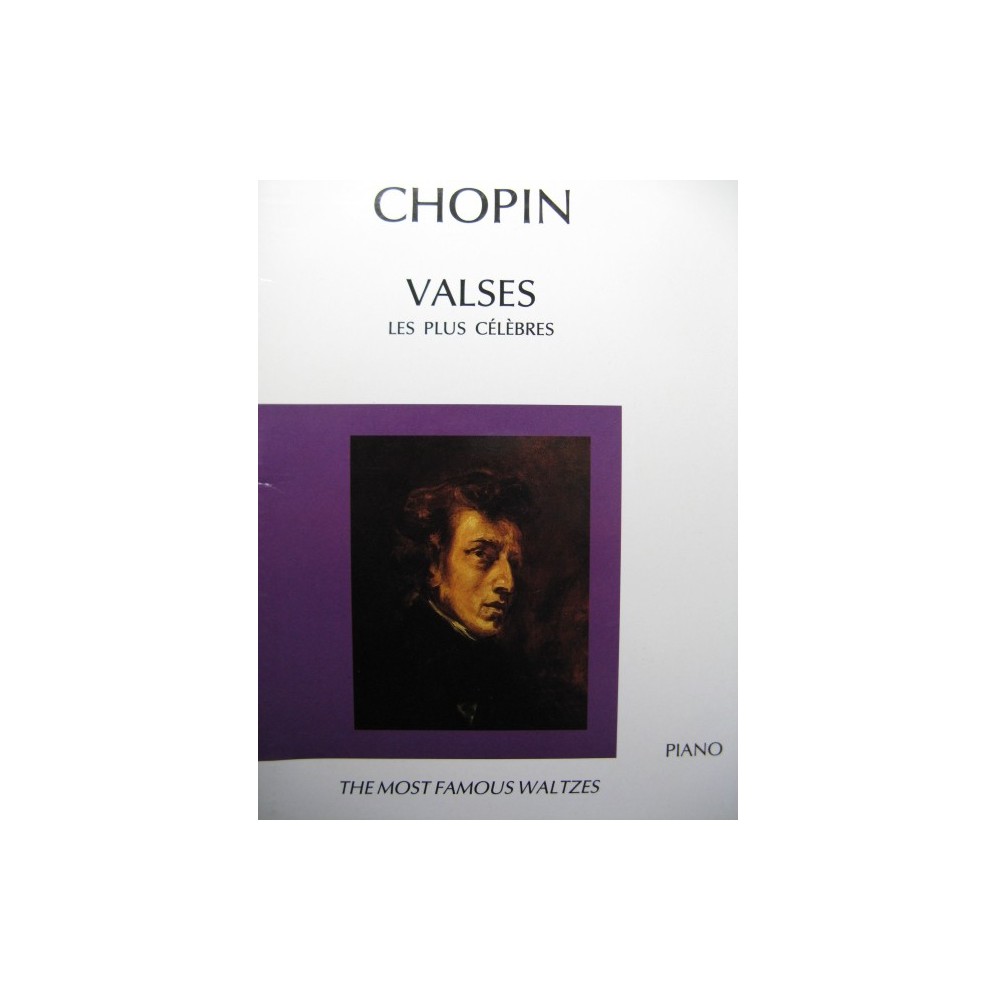 CHOPIN Frédéric Valses les plus célèbres Piano 1992