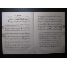WEKERLIN J. B. Airs Suédois Les Roses Chant Piano ca1865