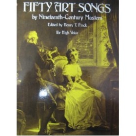 Fifty Art Songs 19e siècle High Voice Chant Piano