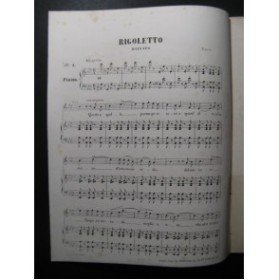 VERDI Giuseppe Rigoletto No 1 Ballade ca1880
