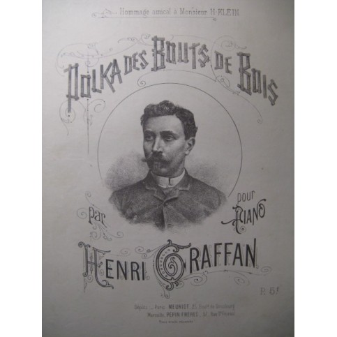 GRAFFAN Henri Polka de bouts de bois Piano XIXe