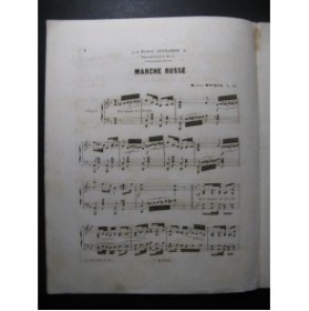 MOCKER Melchior Marche Russe Piano  XIXe