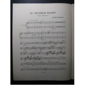 FRANCK César Le Chasseur Maudit Poème Symphonique Orchestre ca1883