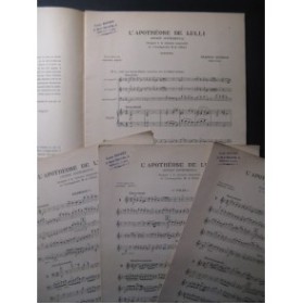 COUPERIN François L'Apothéose de Lulli Piano 2 Violons Violoncelle