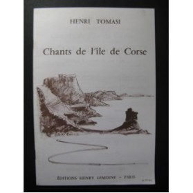 TOMASI Henri 12 Chants de l'ile de Corse Chant