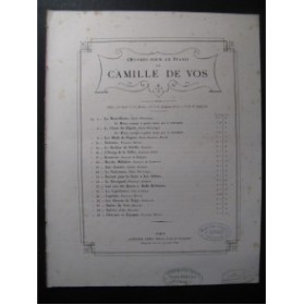 DE VOS Camille La Marseillaise Piano ca1870