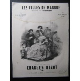 BIZOT Charles Les Filles de Marbre Piano XIXe