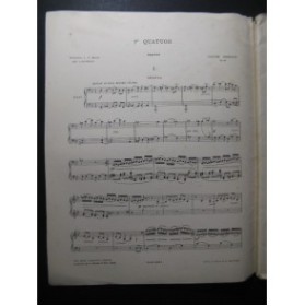 DEBUSSY Claude Quatuor No 1 Piano 4 mains