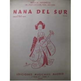 ISAMU SAITO Nana del Sur Musique Japonaise pour Guitare 1964