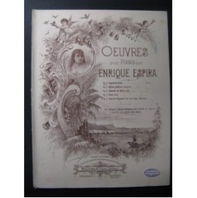 ESPIRA Enrique Argentina op 2 Piano ca1888