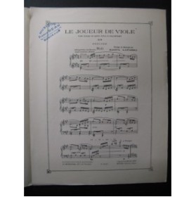 LAPARRA Raoul Le Joueur de Viole No 6 Chant Piano 1926