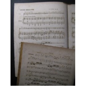 FESCA Alexandre Grande Sonate op 40 Piano Violon ca1830