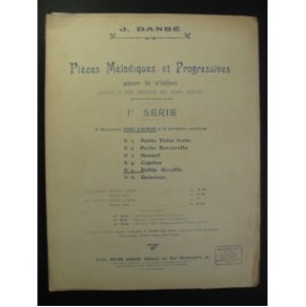 DANBÉ Jules Petite Gavotte Violon Piano