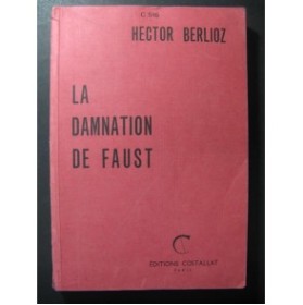 BERLIOZ Hector La Damnation de Faust Chant Piano
