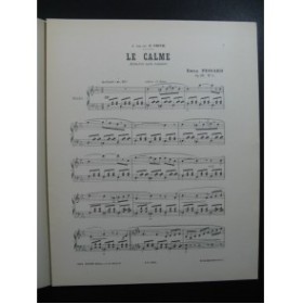 PESSARD Emile Deux Improvisations Le Calme Prière du Soir Piano