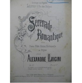 LUIGINI Alexandre Sérénade Romantique Orchestre 1900
