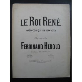 HEROLD Ferdinand Le Roi René Entr'acte Orchestre XIXe