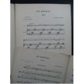 DEBUSSY Claude En Bateau Piano Violoncelle 1906