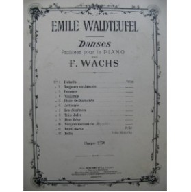 WALDTEUFEL Emile Violettes Piano XIXe