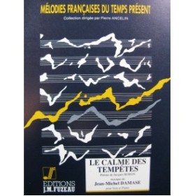 DAMASE Jean-Michel Le Calme des Tempêtes Chant Piano 1990