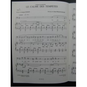 DAMASE Jean-Michel Le Calme des Tempêtes Chant Piano 1990