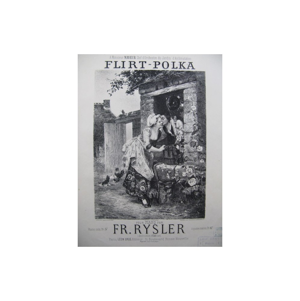 RYSLER FR. Flirt-Polka Piano