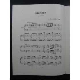 HERFURTH Rud. Rigodon Piano