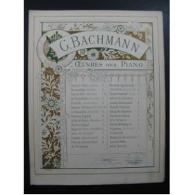 Bachmann Georges L'églantine Piano