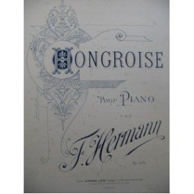 HERMANN F. Hongroise Piano