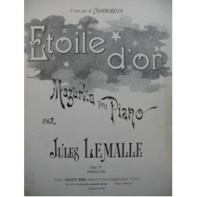 LEMALLE Jules Etoile d'or Piano