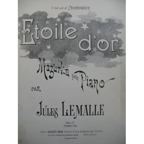 LEMALLE Jules Etoile d'or Piano