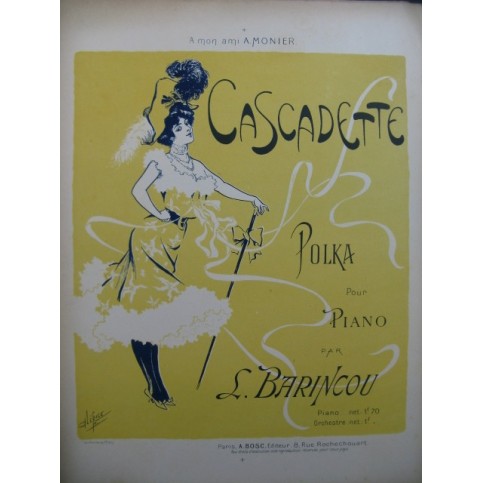 BARINCOU L. Cascadette Polka Piano