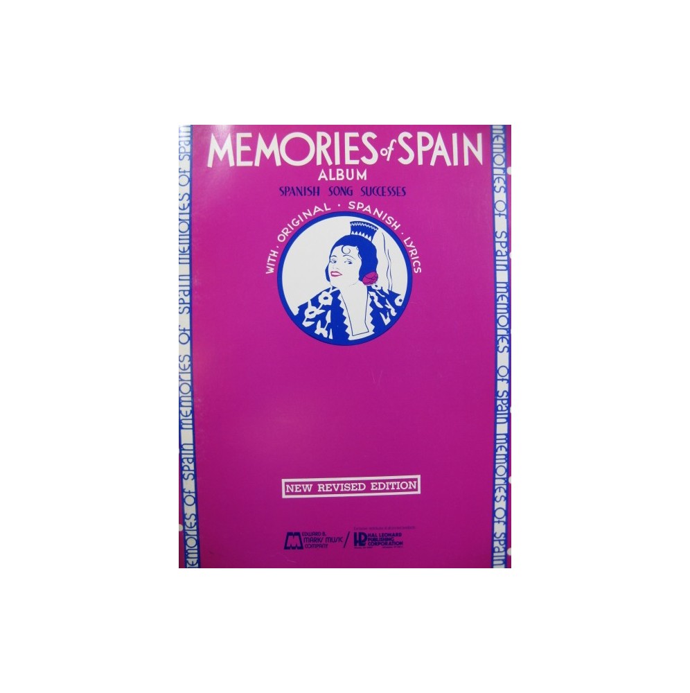 Memories of Spain Album Chant Piano