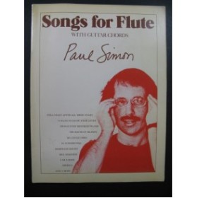 SIMON Paul Songs for Flute Guitare 1977