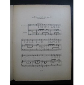 HIRCHMANN Henri Le Brigand il est entré Chant Piano 1923