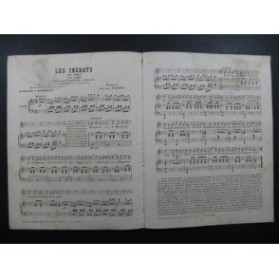 POURNY Charles Les Ingrats Chant Piano XIXe