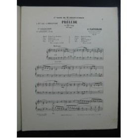 CLAUSSMANN Aloÿs Suite No 1.8 4 Pièces pour Orgue 1895