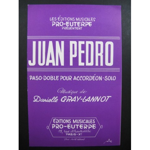 Juan Pedro Danielle Gray Lannot Accordéon