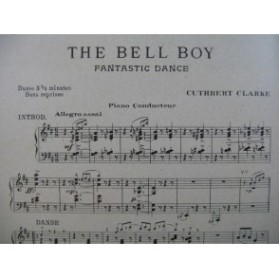 CLARKE Cuthbert The Bell Boy Orchestre 1929