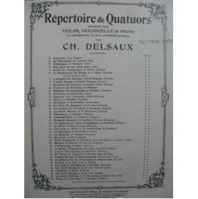 DELSAUX Ch. La Demoiselle du Printemps Goublier Piano Violon Violoncelle