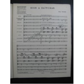 DOIRE René Soir à Zaïtchar Orchestre 1923