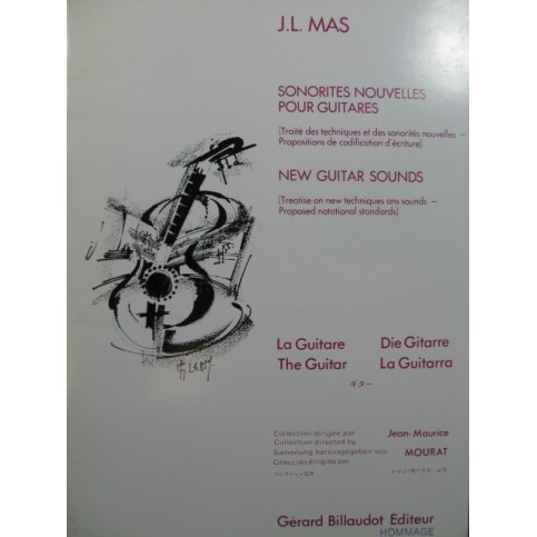 MAS Jean Luc Sonorités Nouvelles Guitare 1986