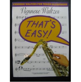 Viennese Waltzes for Tenor Saxophone 1994