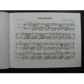 BOHLMAN SAUZEAU Henri Marion Delorme Piano ca1850