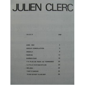 Julien Clerc Album Aime moi Chant Piano 1984