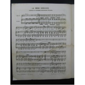 NADAUD Gustave La Mère Godichon CHAM Chant Piano ca1855