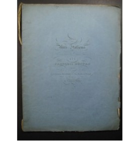 HÜNTEN François La Zaira de Mercadante Piano ca1835