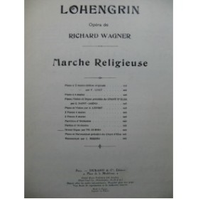 WAGNER Richard Marche Religieuse Th. Dubois Orgue 1949