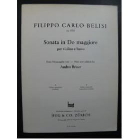 BELISI Filippo Carlo Sonata Piano Violon 1961
